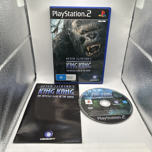 Peter Jackson’s King Kong The Official Game • PlayStation 2 PS2 + Manual (2005)