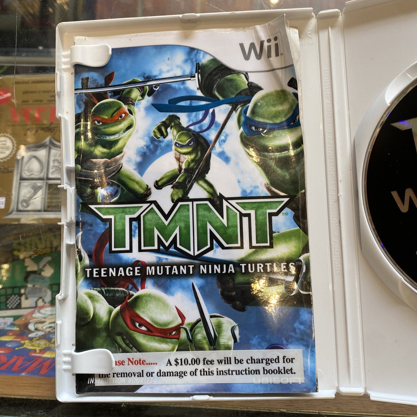 Teenage Mutant Ninja Turtles TMNT Nintendo Wii (2007) AU PAL Tested! • Ex-Rental