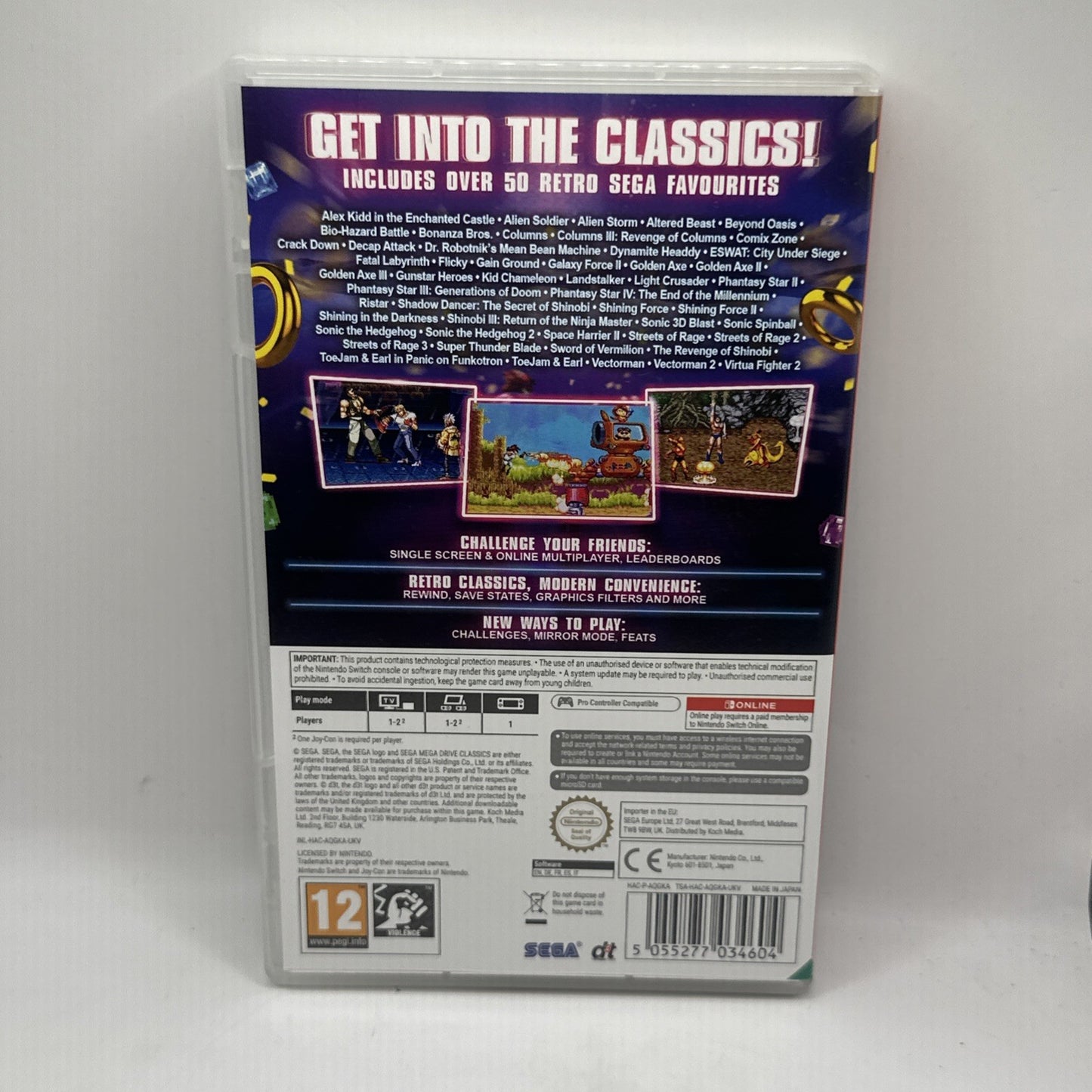 SEGA Mega Drive Classics • Nintendo Switch Game (2018)