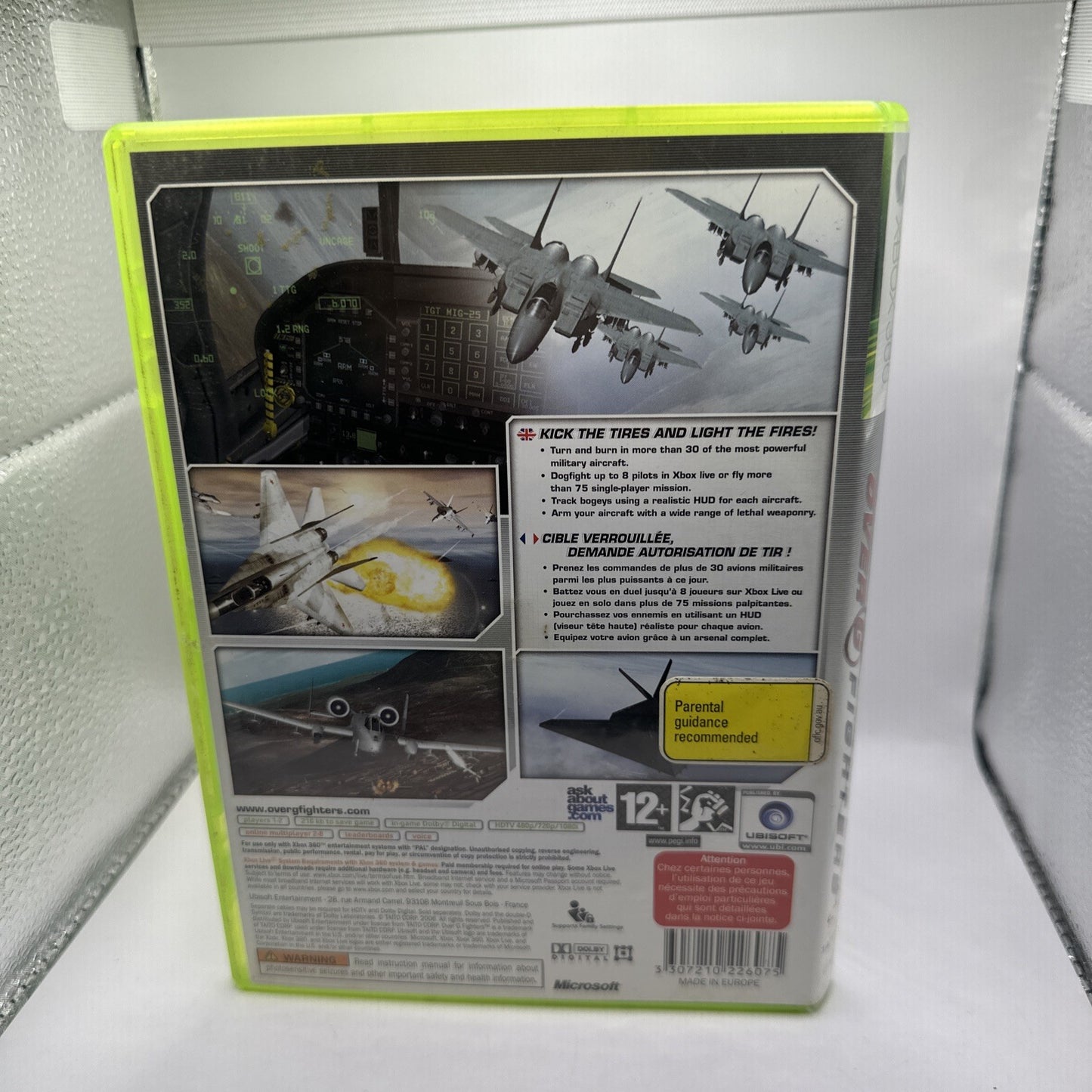 Over G Fighters • Xbox 360 Game + Manual PAL (2006) TAITO • Combat Flying Sim