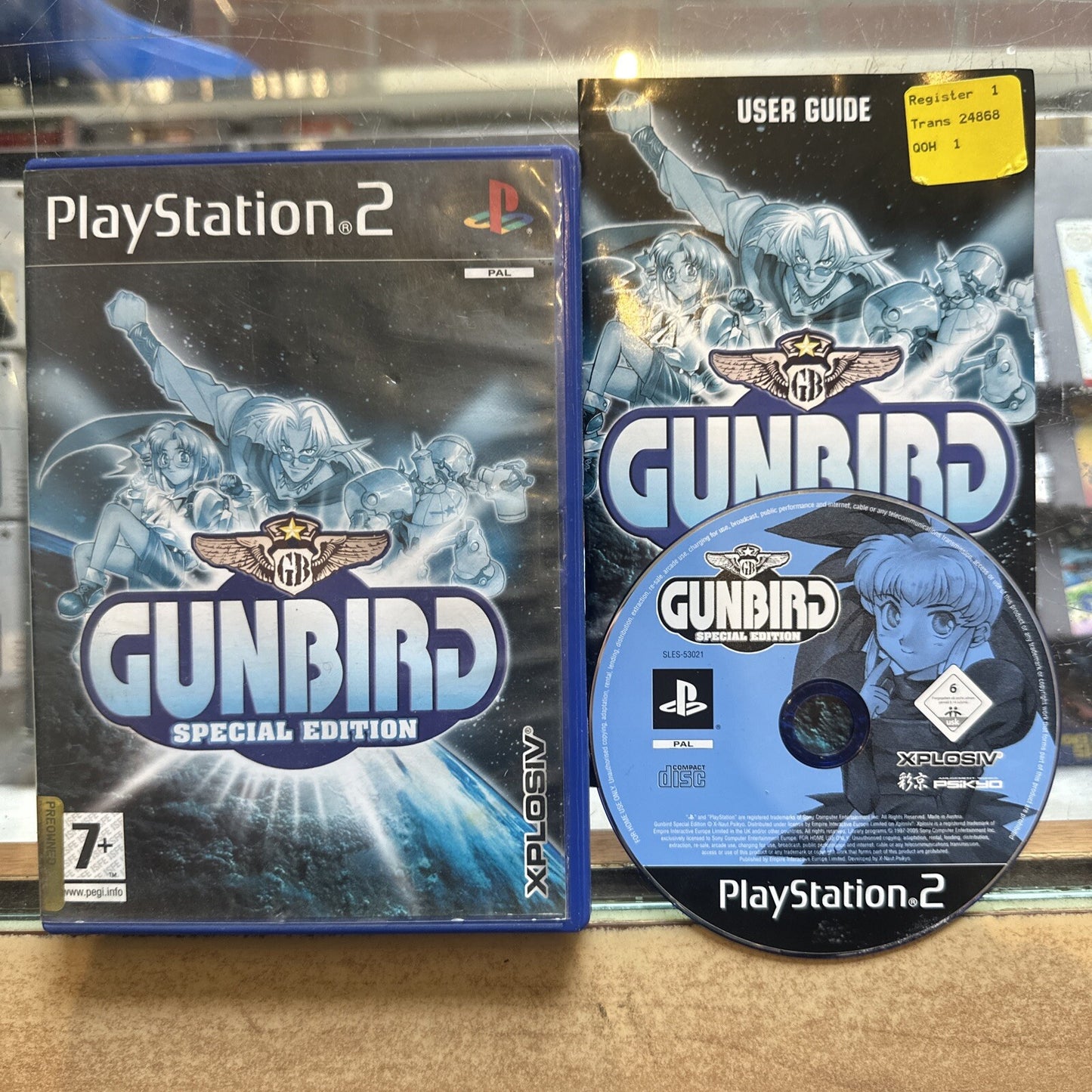 Gunbird: Special Edition • Sony PS2 Playstation 2 Game + Manual (2005) PAL