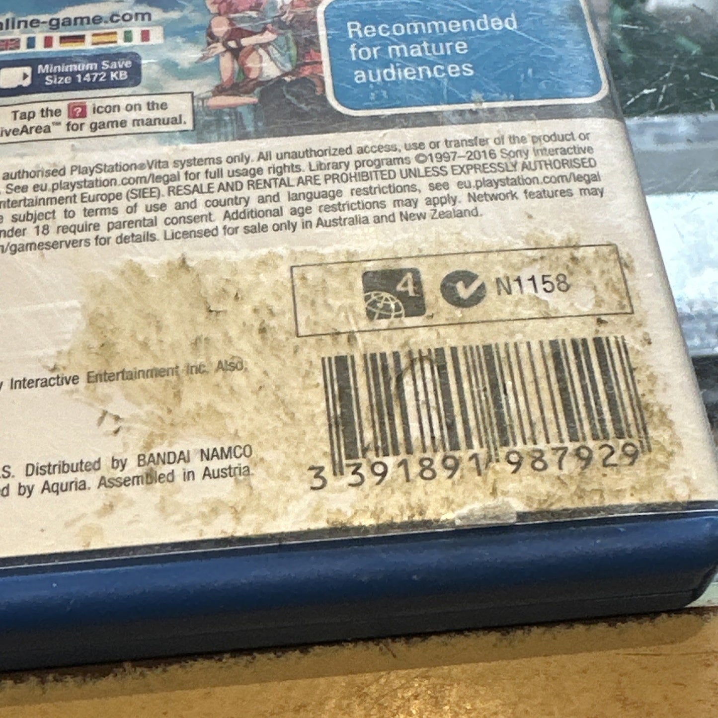 Sword Art Online: Hollow Realization • Playstation PS Vita (2016) AUS • Complete