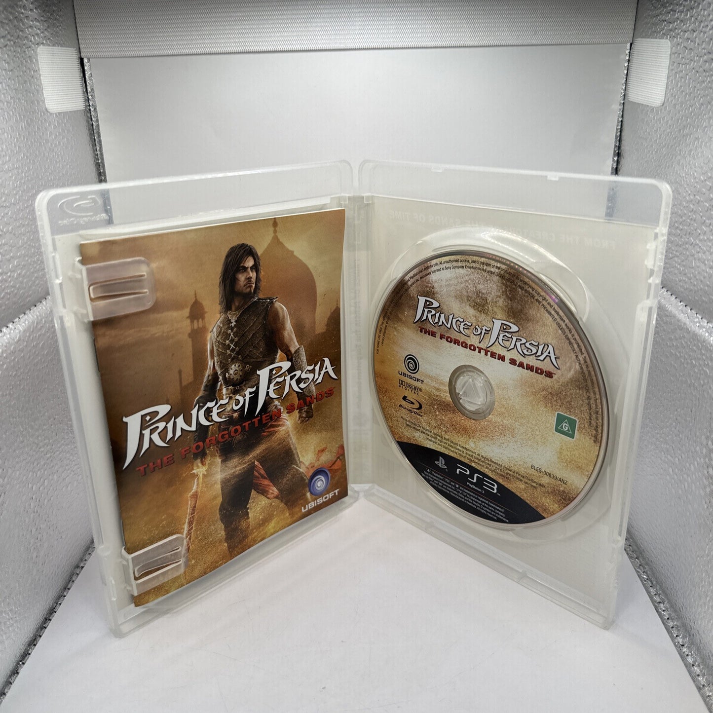 Prince of Persia: The Forgotten Sands • Playstation PS3 Game + Manual (2010) AUS