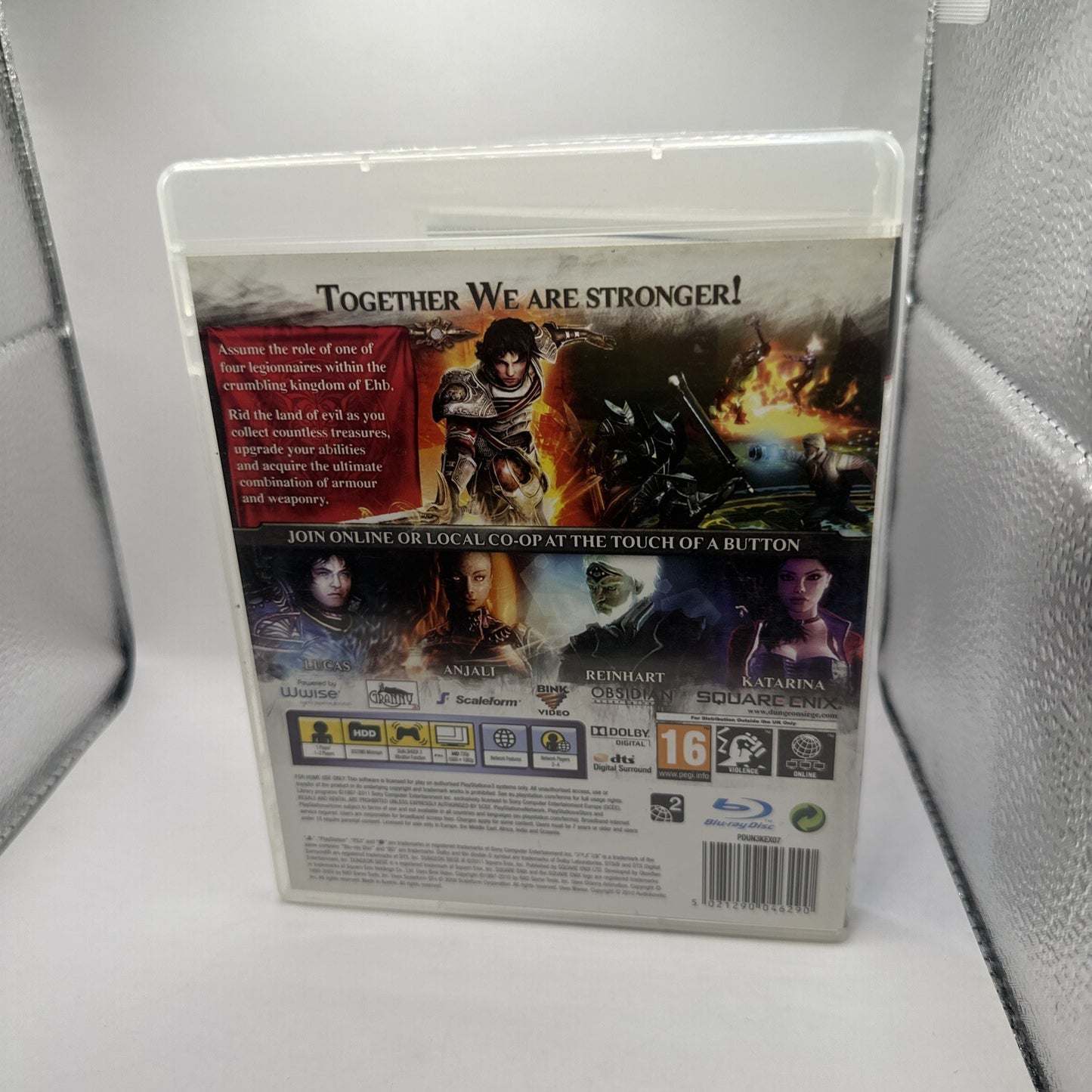 Dungeon Siege III • PlayStation 3 PS3 Game + Manual (2011) Complete Square Enix