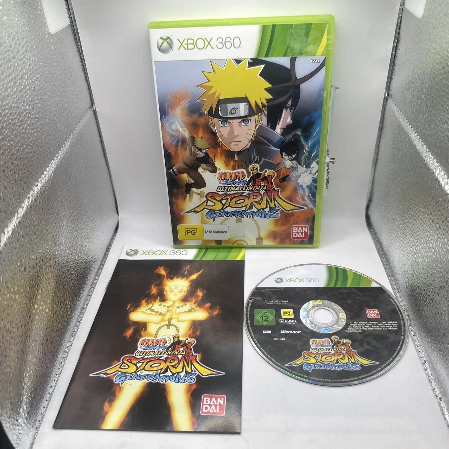 Naruto Shippuden: Ultimate Ninja Storm Generations • Xbox 360 + Manual • PAL AUS