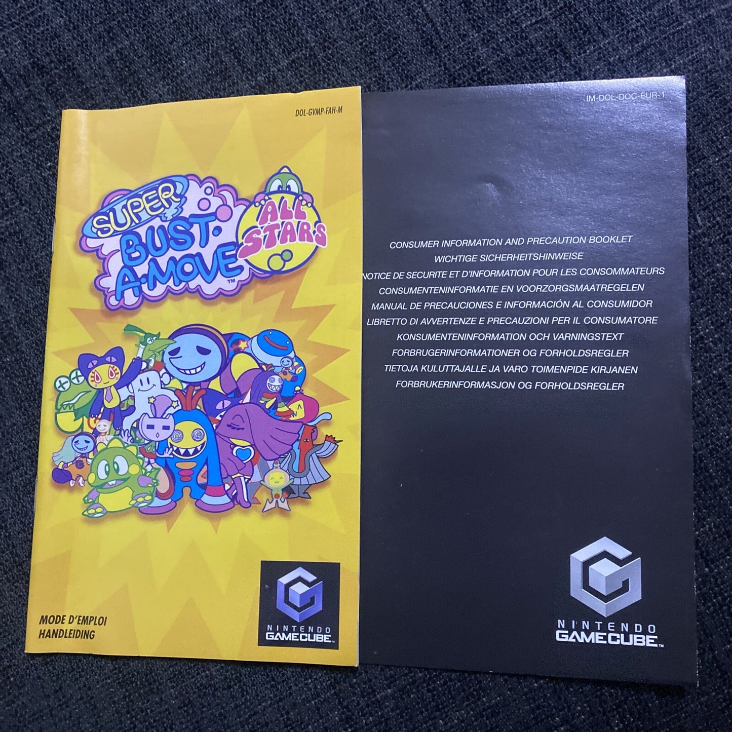 Super Bust A Move All Stars • Nintendo GameCube + Manual (2003) PAL Complete CIB