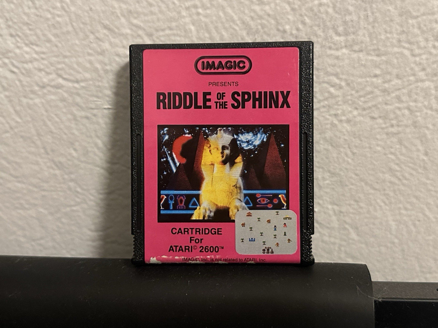 Riddle of The Sphinx • Atari 2600 (1982) IMagic HES Game + Original Packaging AU