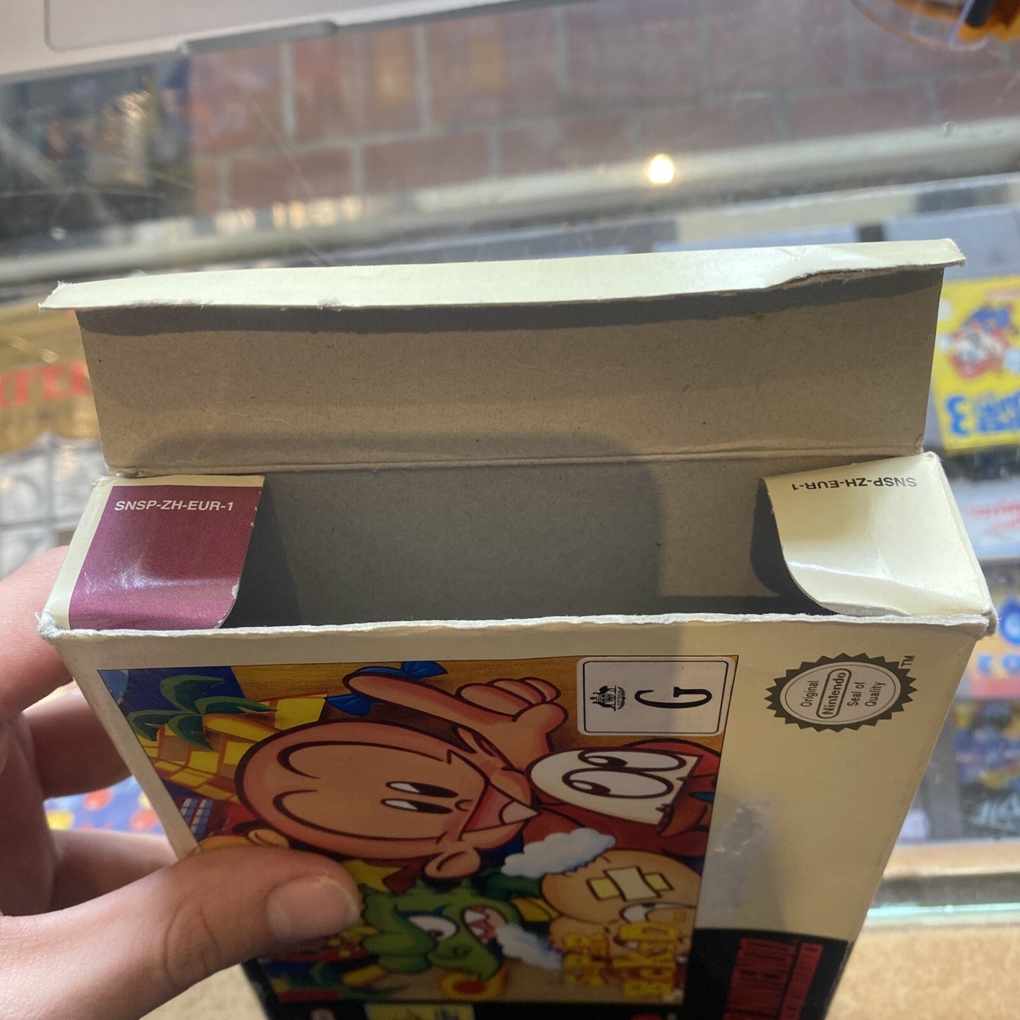 Super BC Kid Super Nintendo Game Boxed (1994) Cart + Box SNES B.C. Kid Bonk PAL