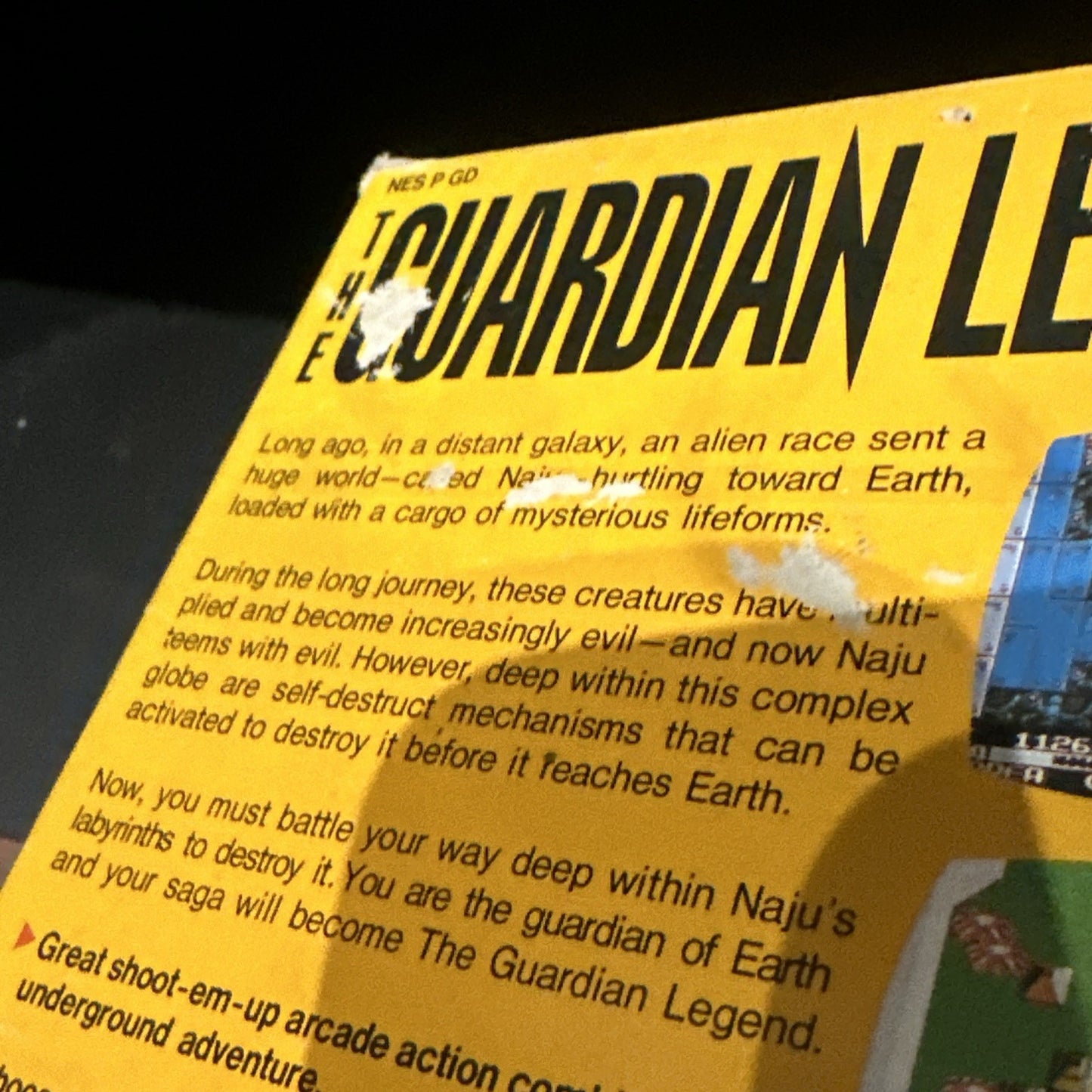 The Guardian Legend • Nintendo NES Game In Box + Manual PAL 1988 Boxed Complete