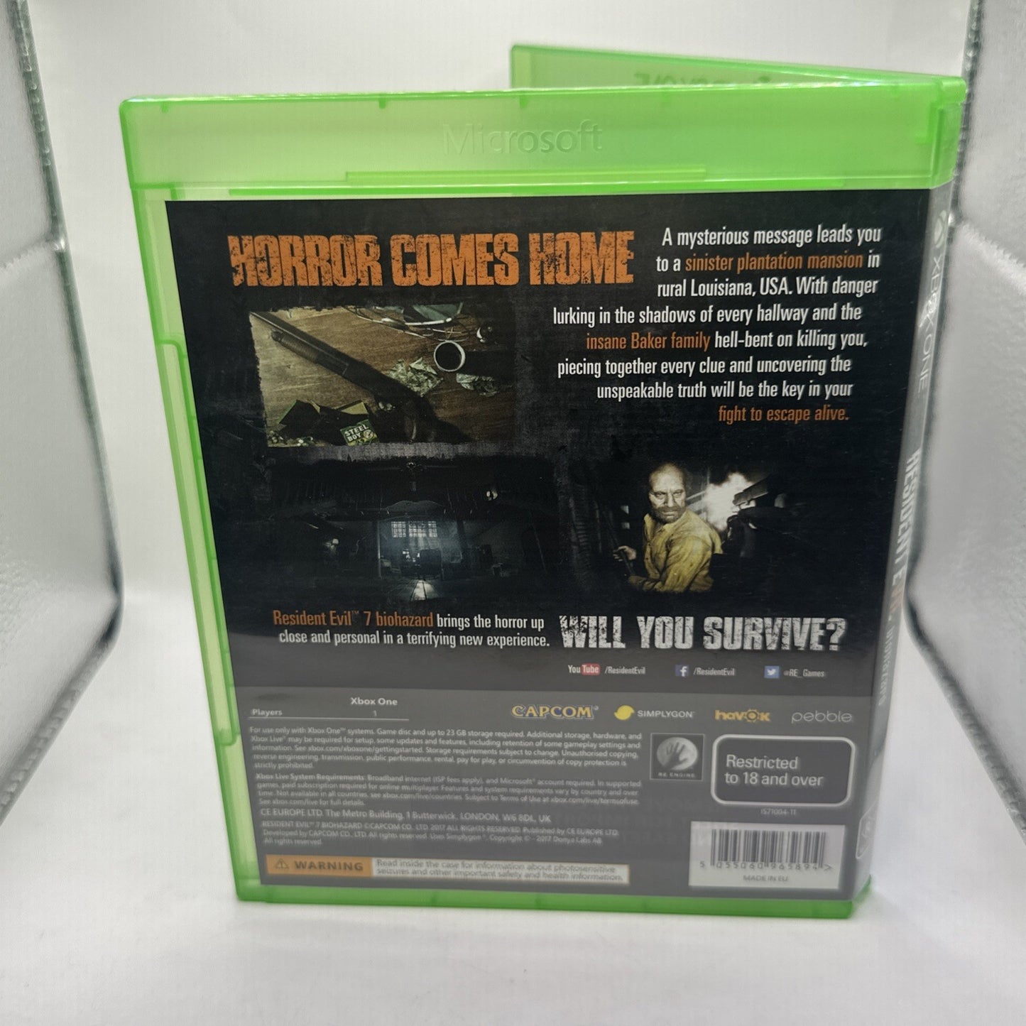 Resident Evil 7: Biohazard • Xbox One Game (2017) PAL AUS • Capcom • RE VII