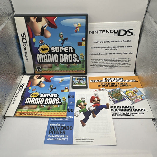 New Super Mario Bros. • Nintendo DS Game + Manual (2006) Complete • Region Free