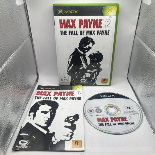 Max Payne 2: The Fall of Max Payne • Xbox Original Game + Manual (2003) PAL AUS