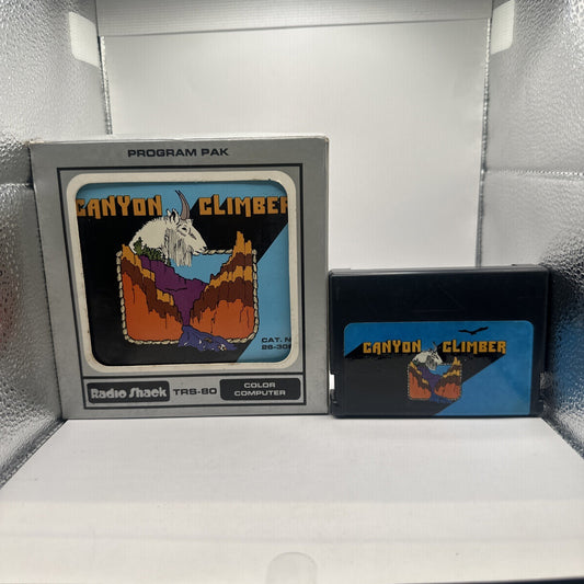 Canyon Climber • Tandy TRS-80 Game In Box + Manual (1982) PAL AUS Complete Boxed