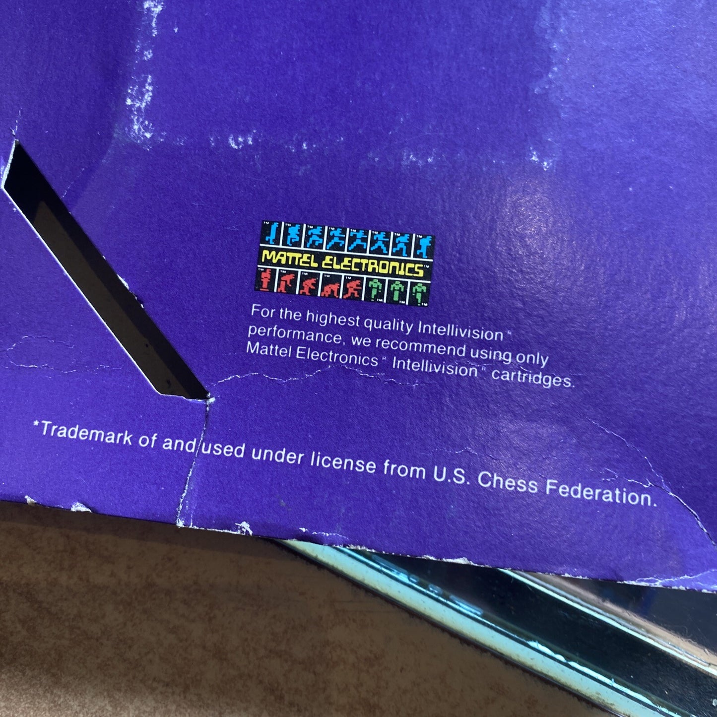 USCF Chess Intellivision Game In Box (1982) Only 1 Overlay Included • BOXED