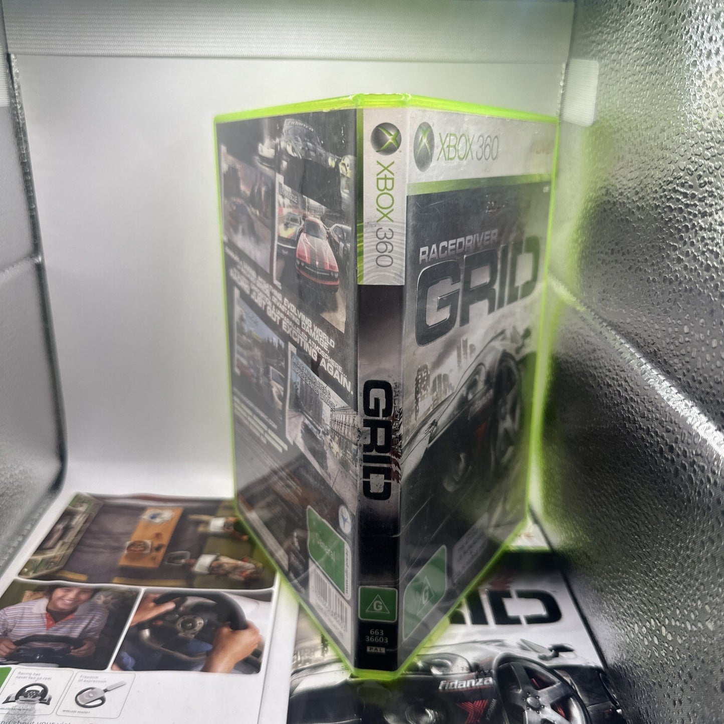 Race Driver: Grid • Xbox 360 Game + Manual (2008) Car Racing PAL AUS Racedriver