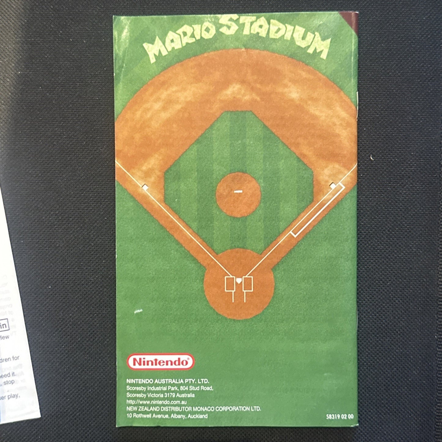 Mario Superstar Baseball • Nintendo GameCube Game + Manual 2005 PAL AUS Complete