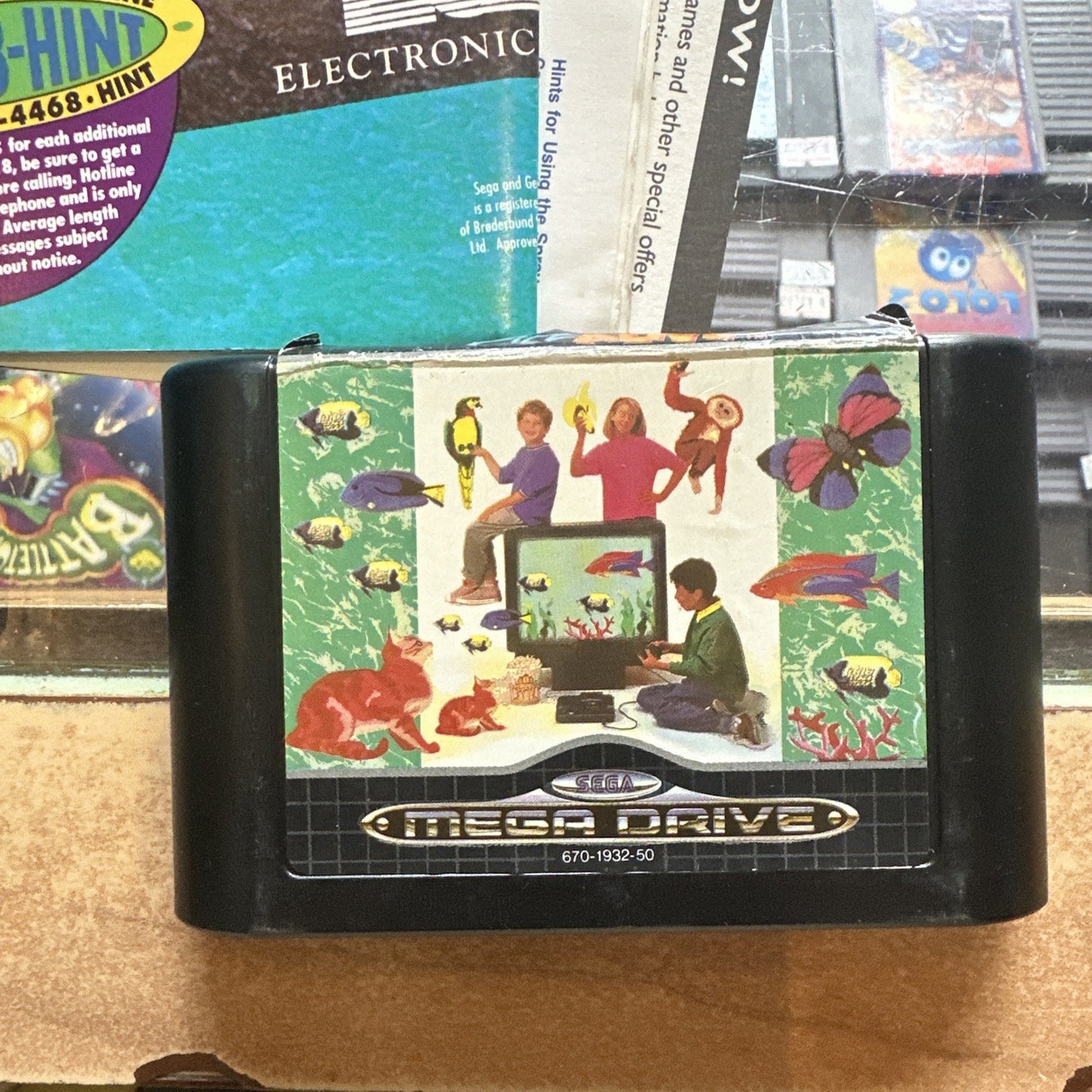 Art Alive • SEGA Mega Drive Game + Manual (1991) PAL