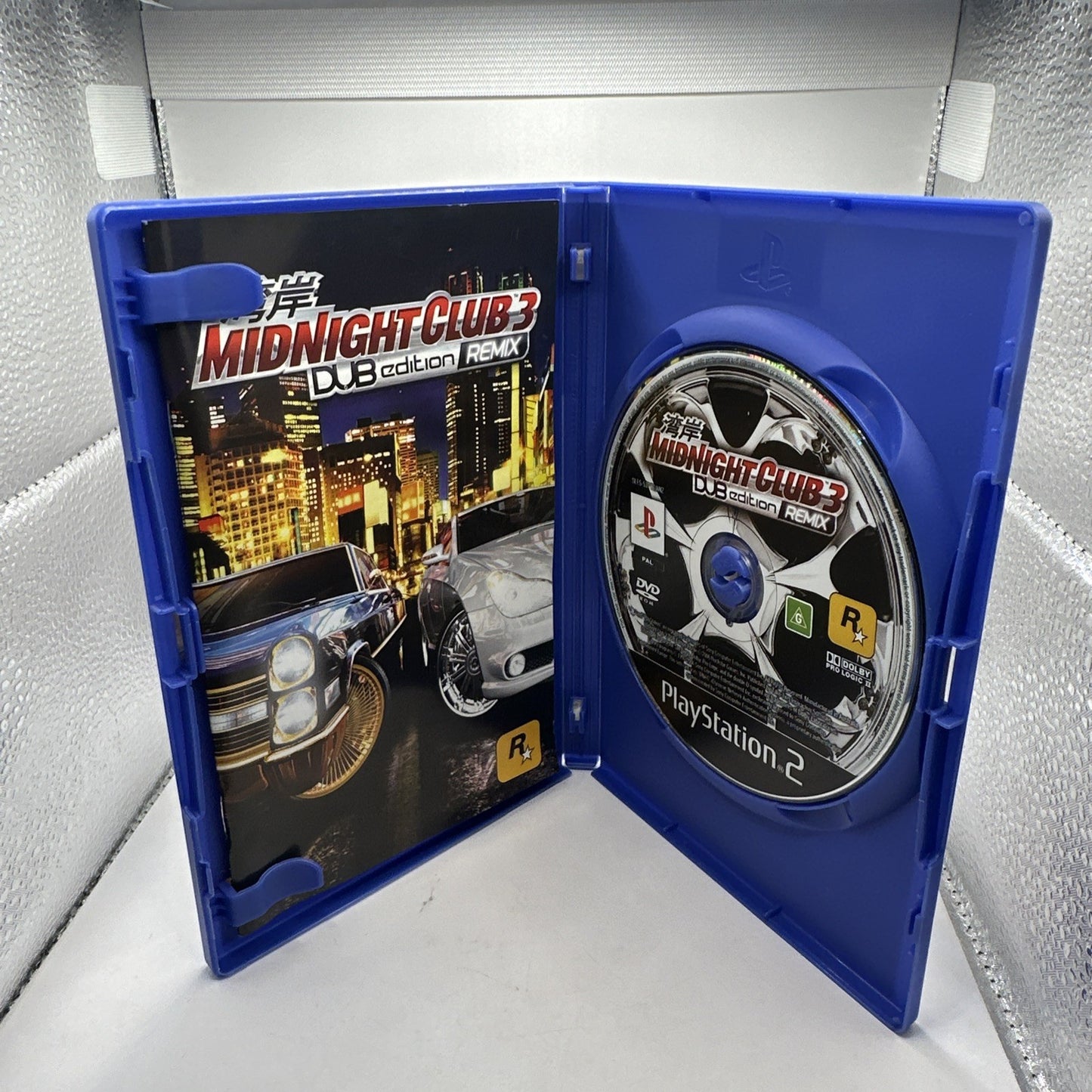 Midnight Club 3 Dub Edition Remix • PlayStation 2 PS2 Game + Manual • Car Racing