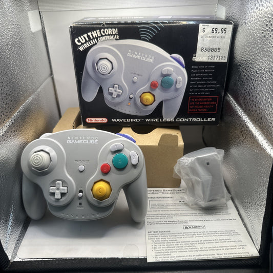 Boxed Wavebird Wireless Controller + Receiver For Nintendo GameCube