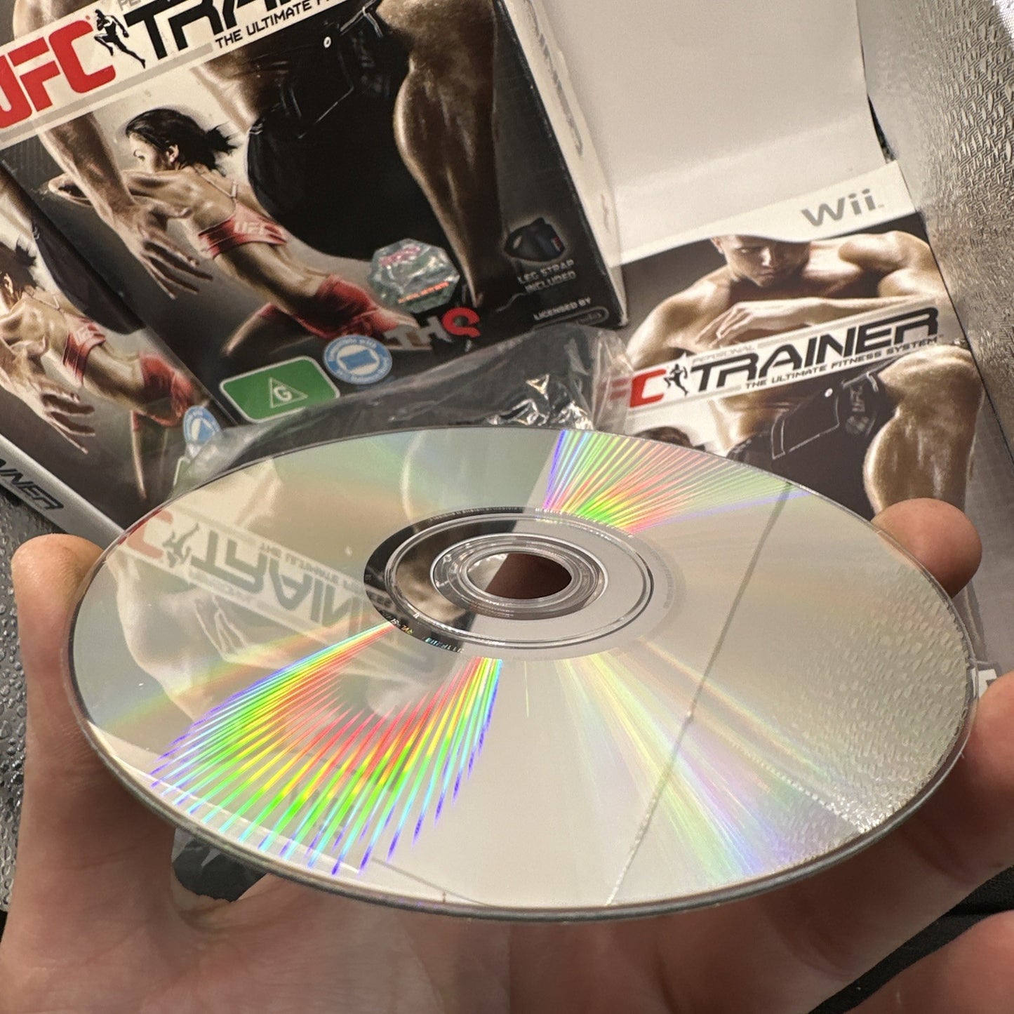 Personal UFC Trainer • Nintendo Wii Game + Leg Strap (2011) AUS PAL Complete CIB