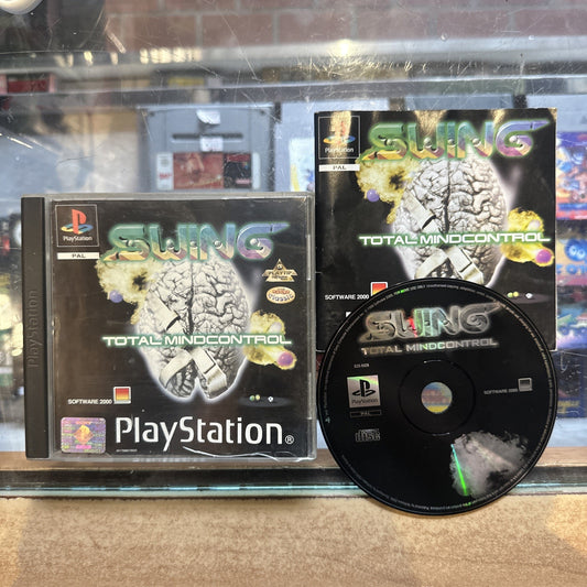 SWING: TOTAL MIND CONTROL • PlayStation 1 PS1 Game + Manual (1999) PAL