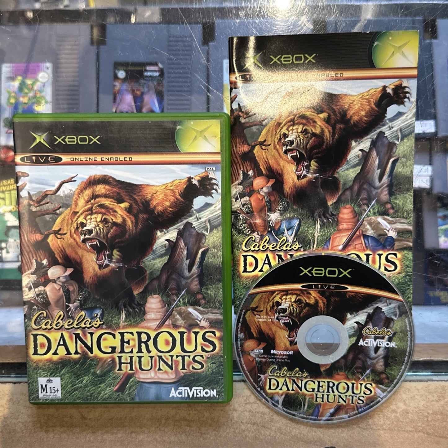 Cabela's Dangerous Hunts • Xbox Original Game + Manual (2003) Complete • PAL AUS