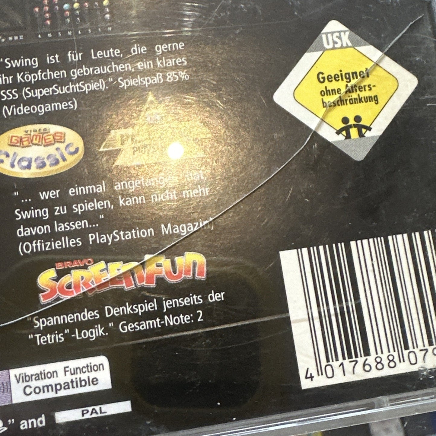 SWING: TOTAL MIND CONTROL • PlayStation 1 PS1 Game + Manual (1999) PAL