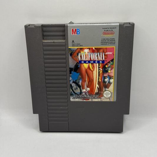 California Games • Nintendo NES Game (1988) PAL • Cartridge Only