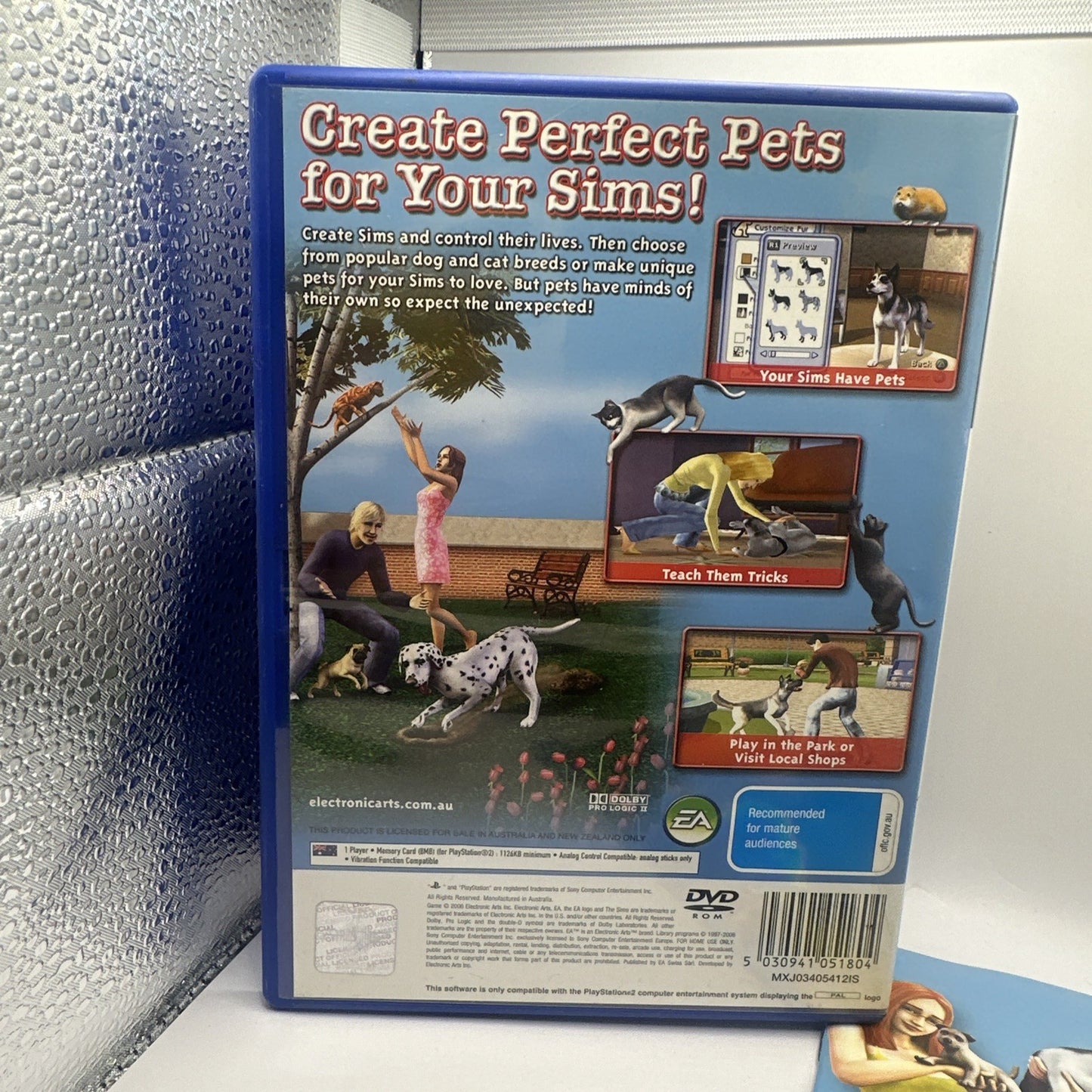 The Sims 2 Pets • PlayStation 2 PS2 Game + Manual (2006) PAL AUS • Complete CIB