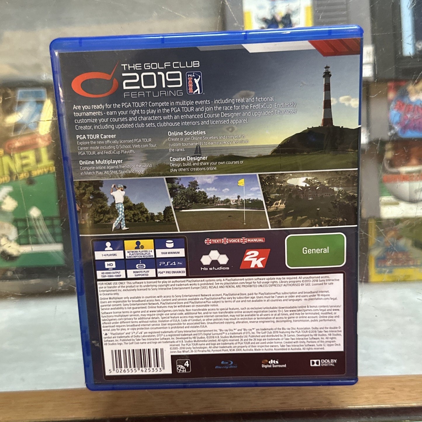 The Golf Club 2019 Featuring PGA Tour • PlayStation 4 PS4 Game + Manual • AUS