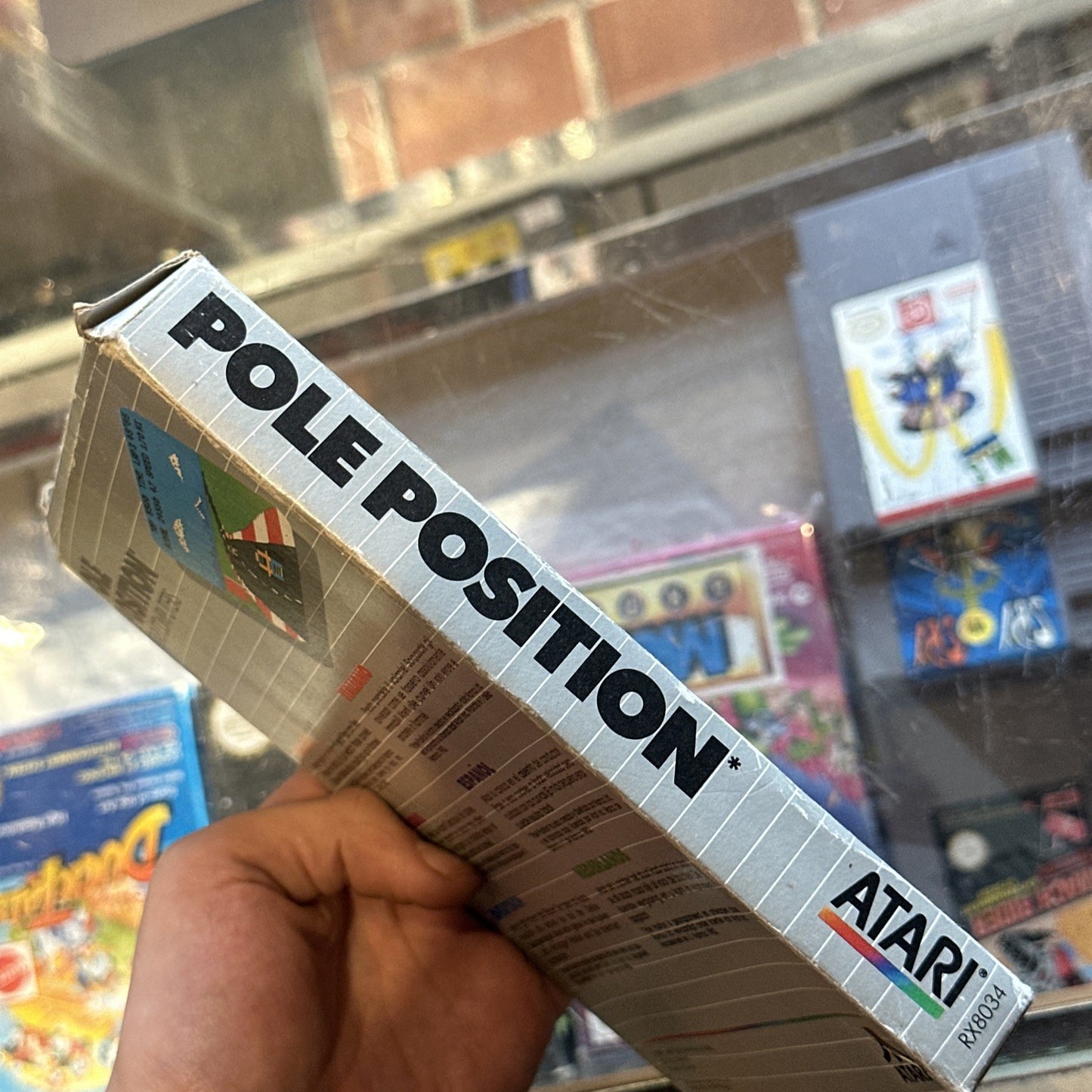 Pole Position • Atari XE/XL/400/800 PC Game In Box + Manual (1987) Boxed • CIB
