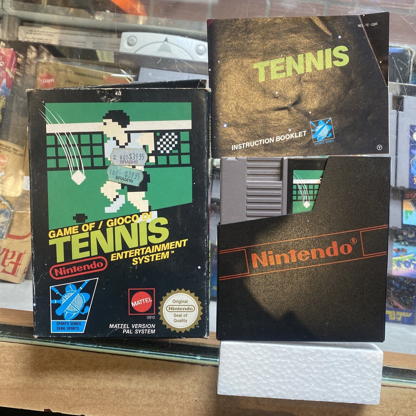 Tennis Nintendo Entertainment System NES Game • PAL Boxed Complete • Black Box