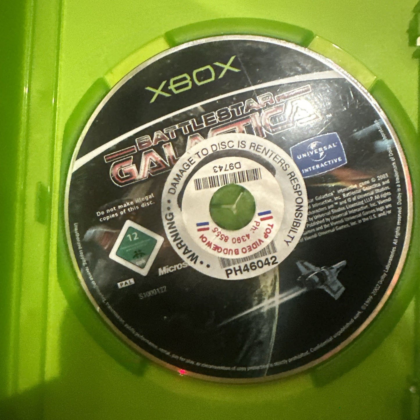 Battlestar Galactica • Xbox Original Game (2003) PAL • Sci-Fi