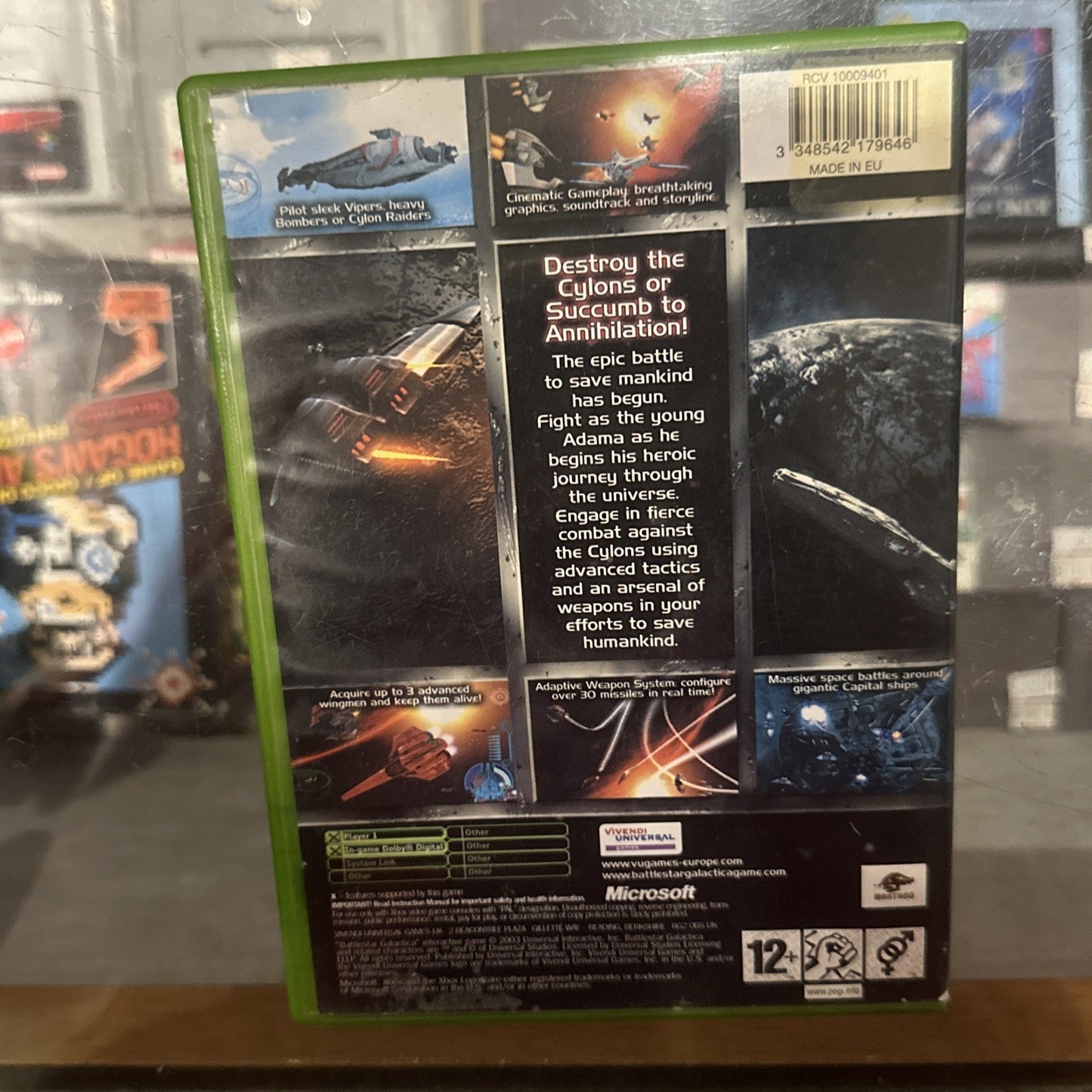 Battlestar Galactica • Xbox Original Game (2003) PAL • Sci-Fi