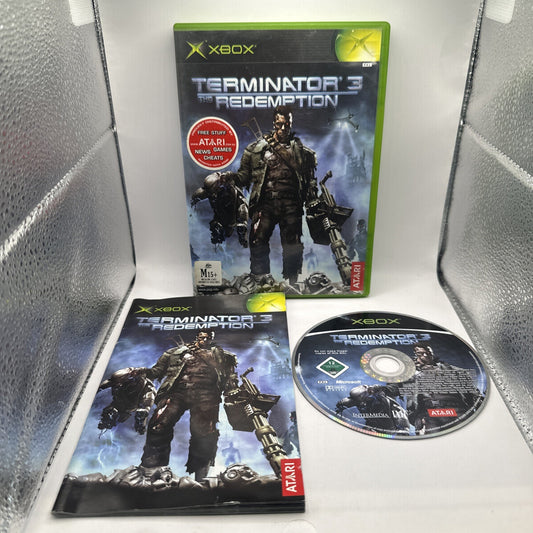 Terminator 3: The Redemption • Xbox Original Game + Manual (2004) PAL • Complete