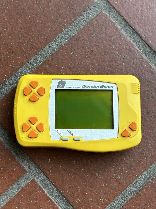 Bandai WonderSwan Console • Chocobo Final Fantasy Limited Edition Yellow SW-001