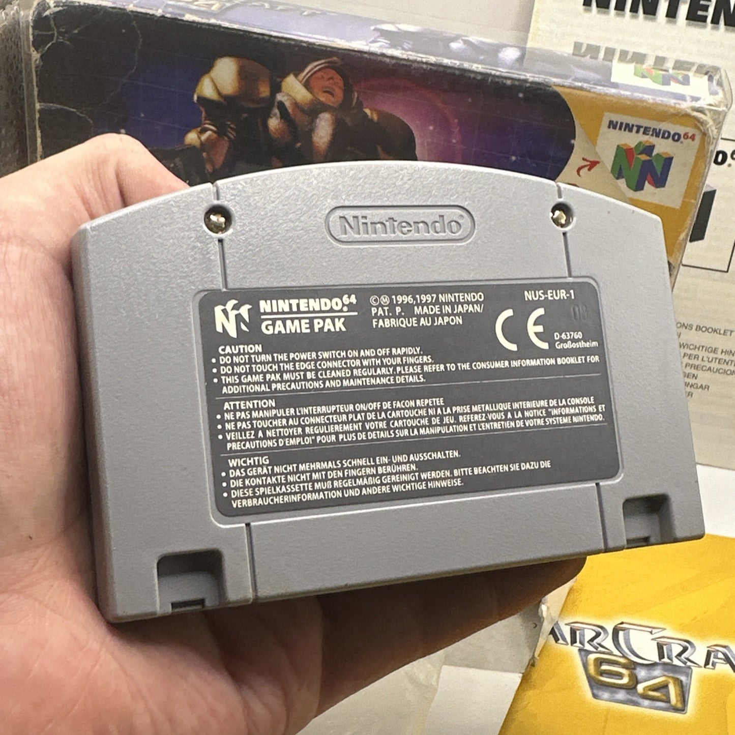 StarCraft 64 • Nintendo 64 N64 Game + Manual (2000) Boxed Complete + Box AUS PAL