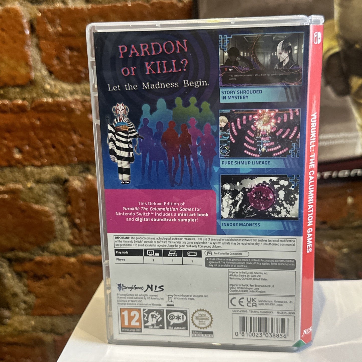 Yurukill: The Calumniation Games Deluxe Edition • Nintendo Switch Game PAL PEGI