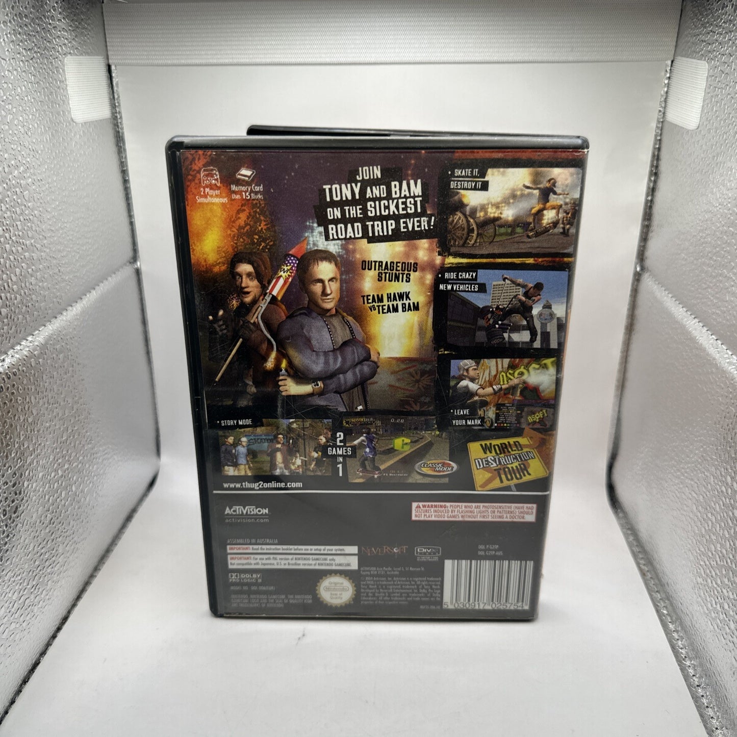 Tony Hawk's Underground 2 • Nintendo GameCube Game + Manual (2004) PAL AUS CIB