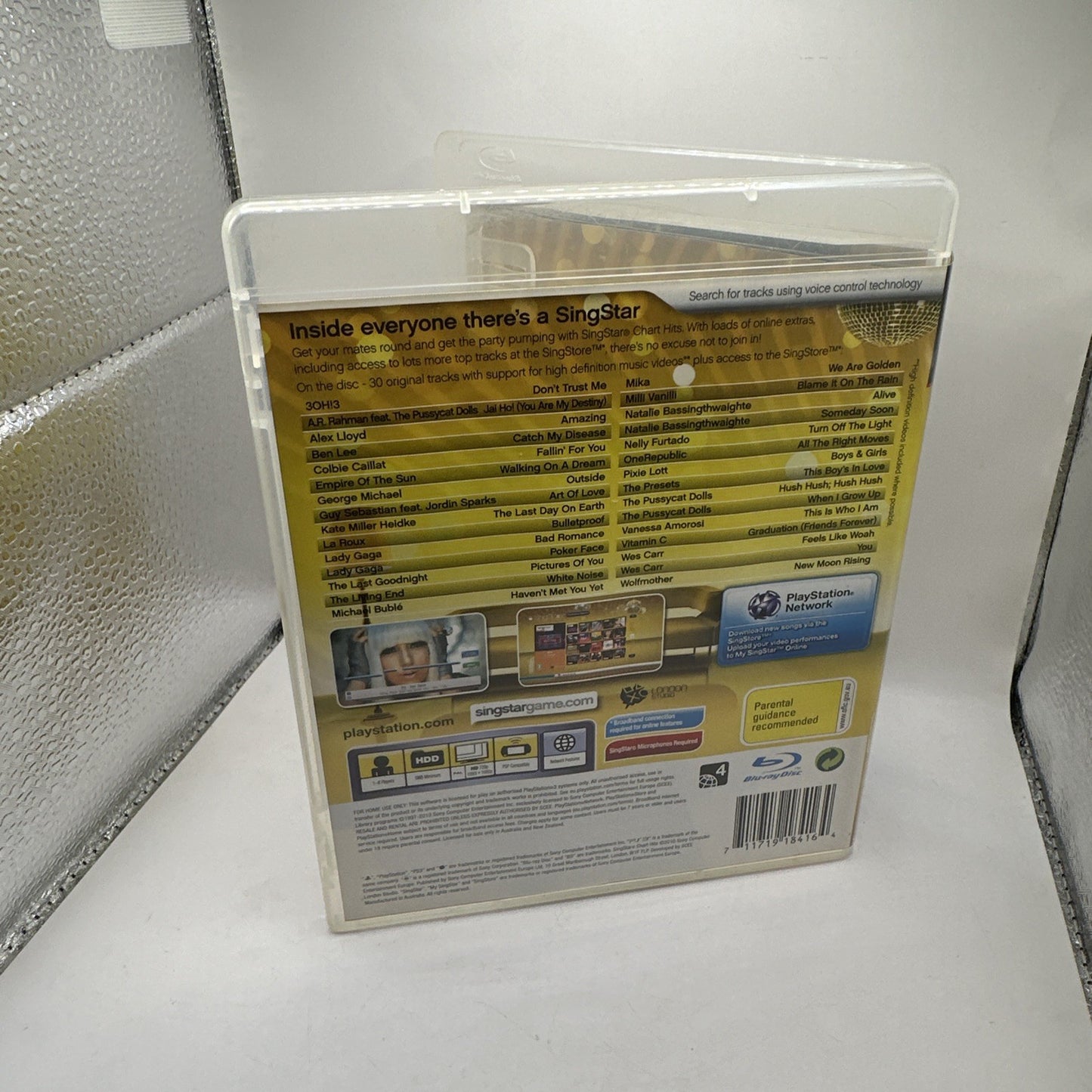 SingStar Chart Hits • PlayStation 3 PS3 Game + Manual (2010) Singing Karaoke CIB