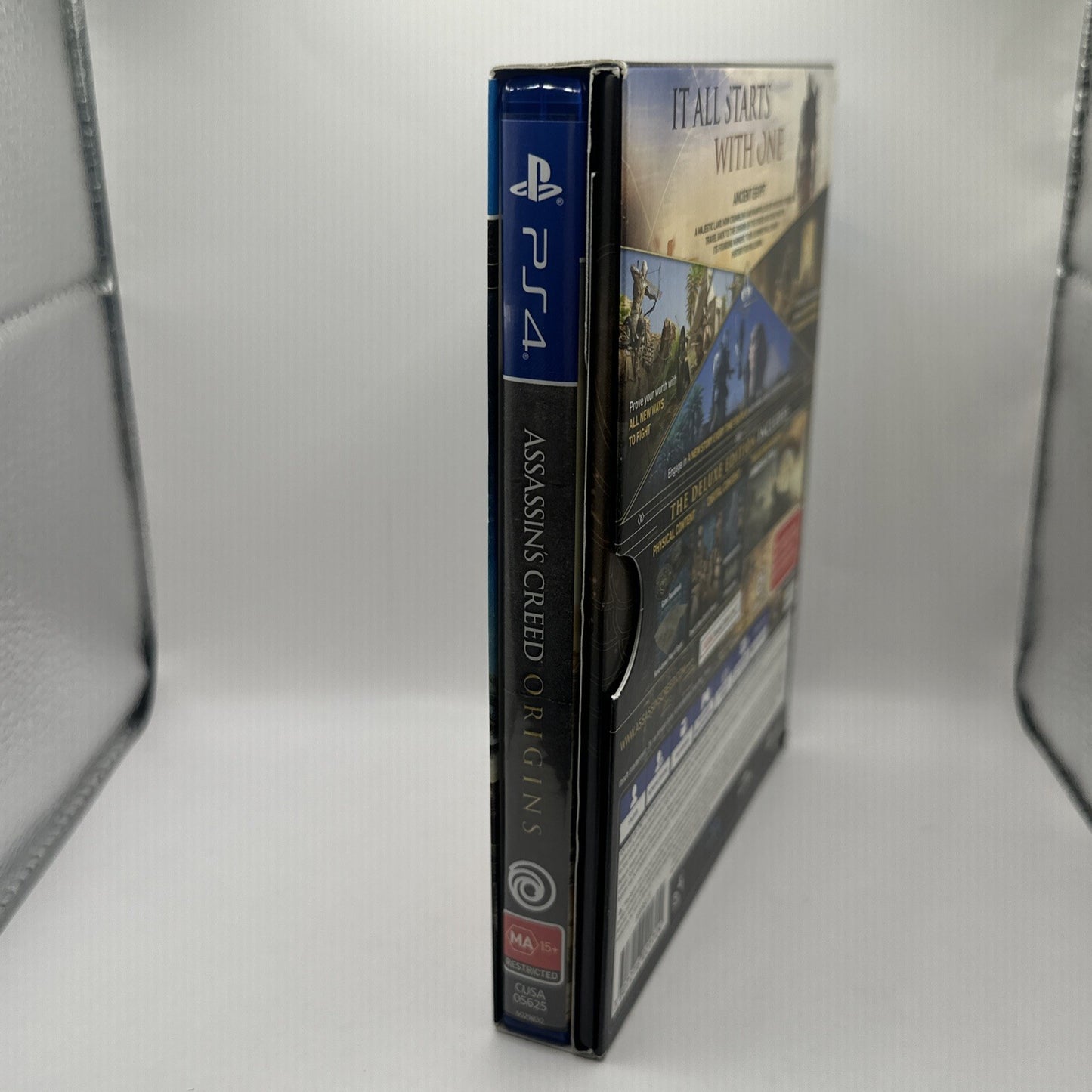 Assassin’s Creed: Origins Deluxe Edition • PlayStation 4 PS4 + Map & Manual + CD