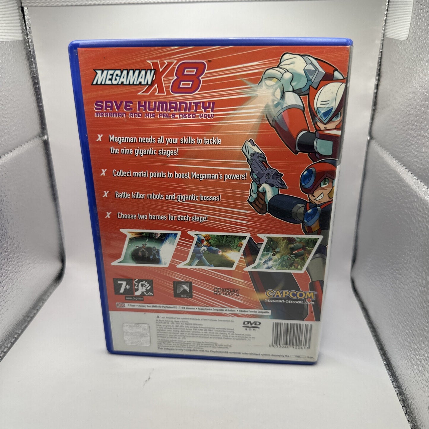Mega Man X8 • Playstation 2 PS2 Game + Manual (2004) PAL • Complete CIB • Capcom