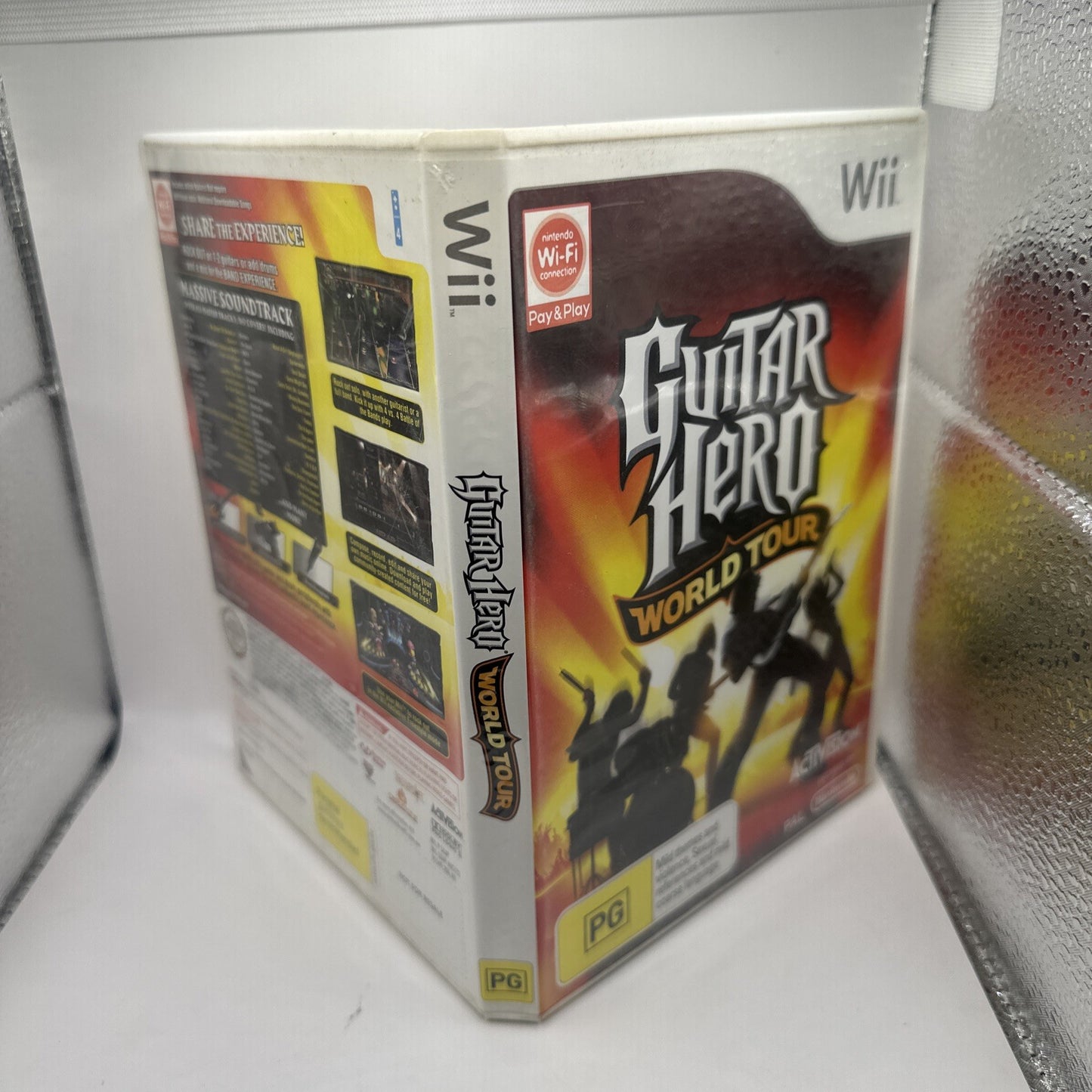 Guitar Hero: World Tour • Nintendo Wii Game + Manual (2008) PAL AUS • Complete