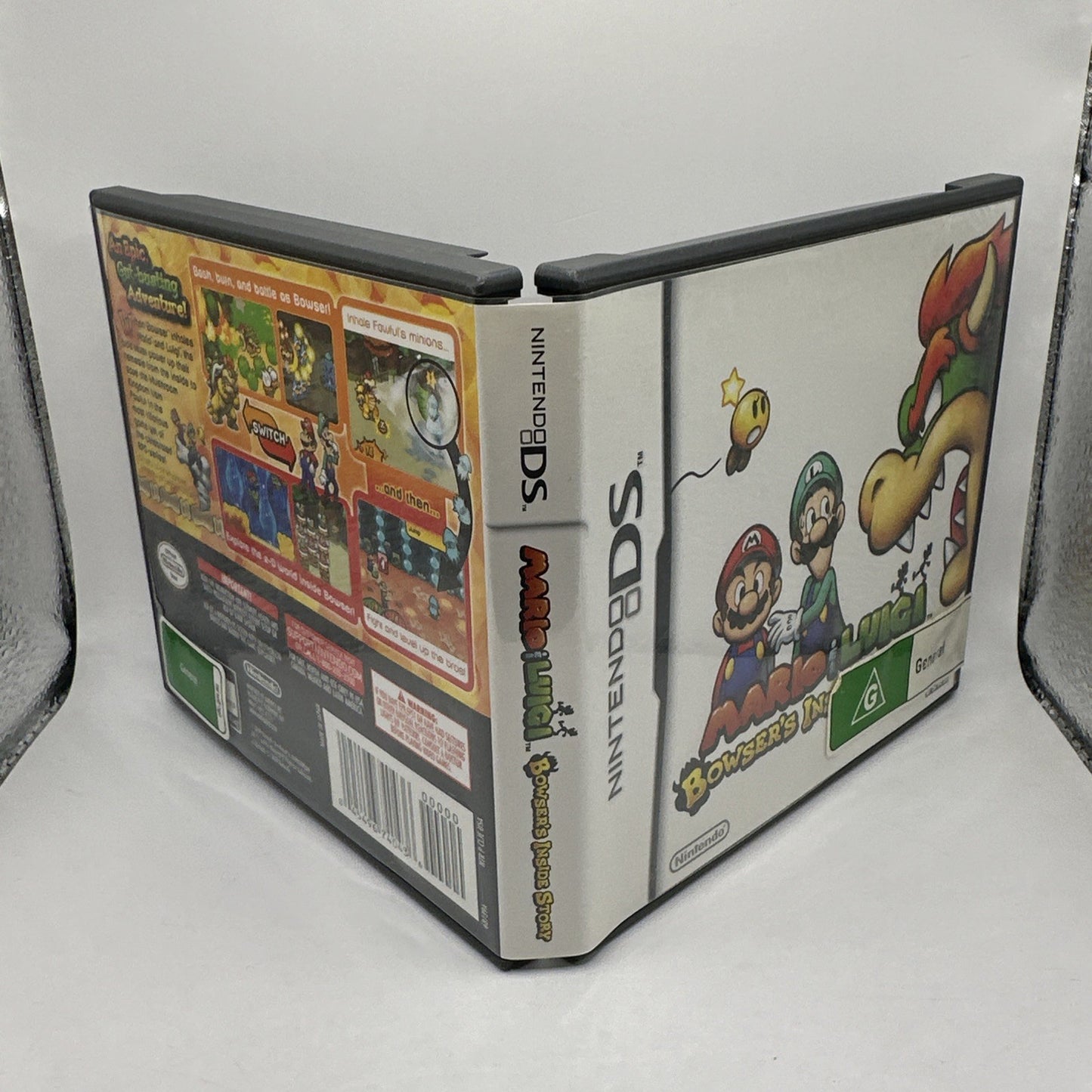 Mario & Luigi Bowser's Inside Story • Nintendo DS Game + Manual (2009) Complete