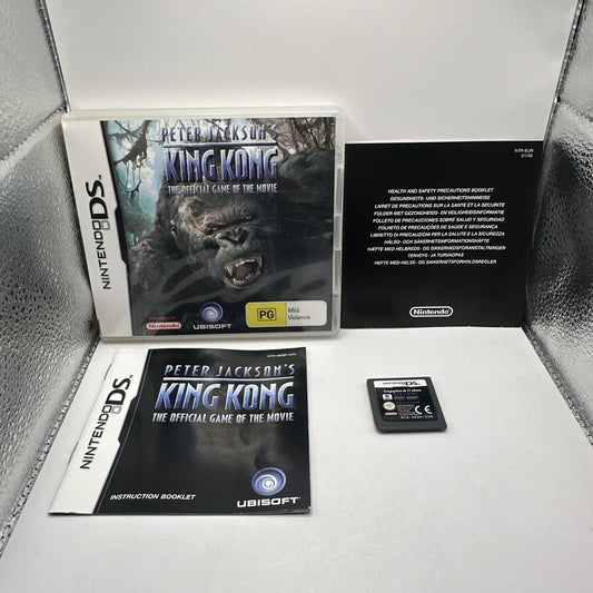 Peter Jackson’s King Kong: Game of The Movie • Nintendo DS + Manual (2005) CIB