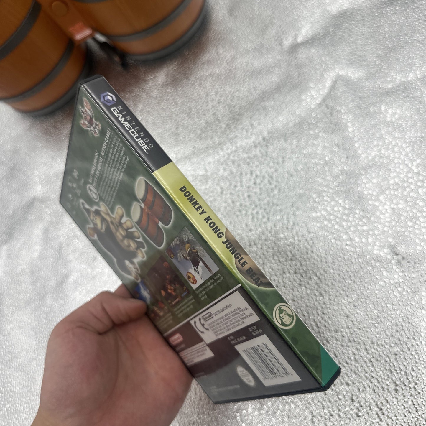 Donkey Kong Jungle Beat • Nintendo GameCube Game + Bongos Drums Controller PAL