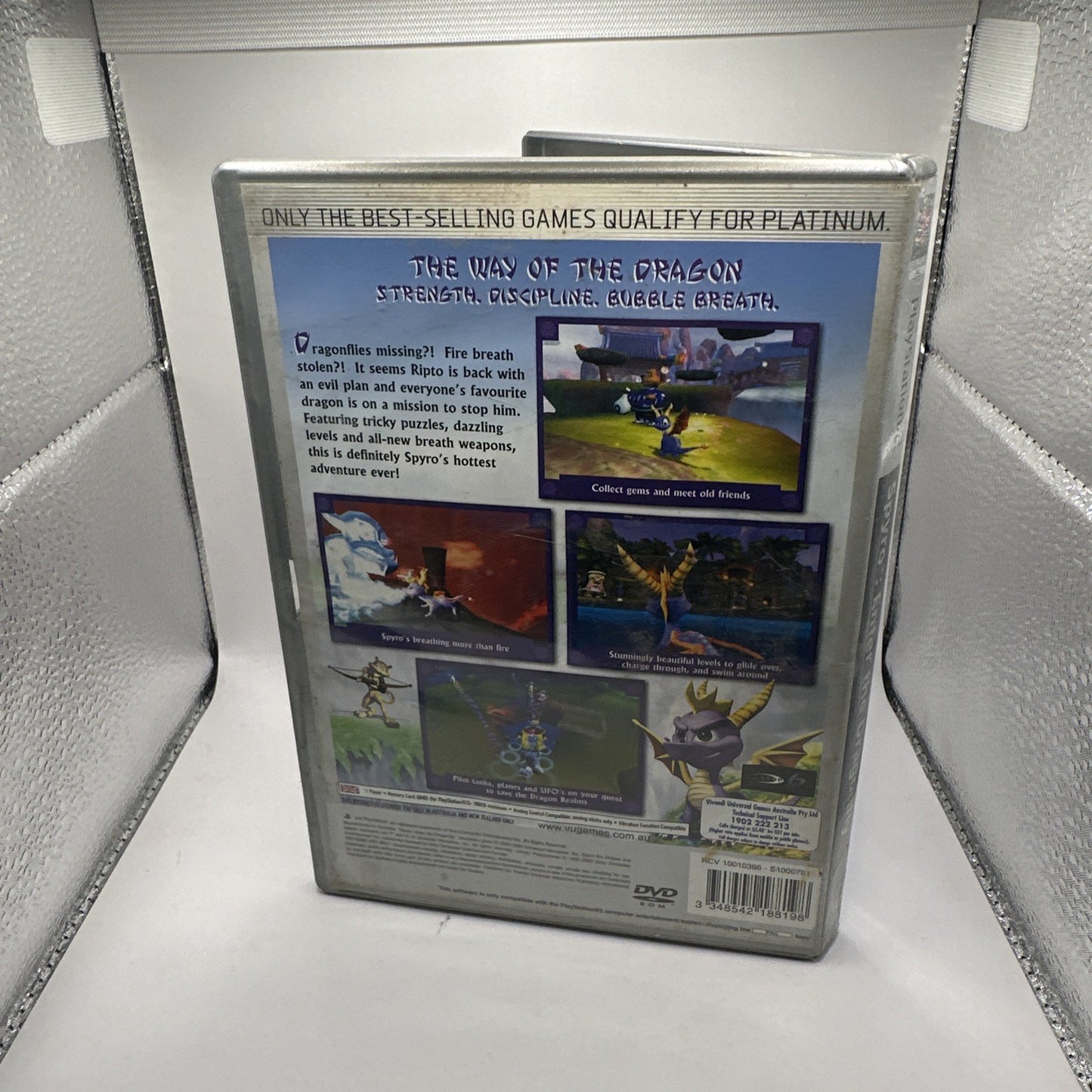 Spyro: Enter The Dragonfly • Sony Playstation 2 PS2 Game + Manual (2002) PAL AUS