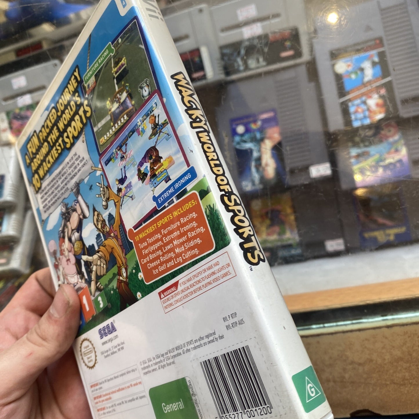 Wacky World Of Sports Nintendo Wii Game + Manual PAL AUS • SEGA