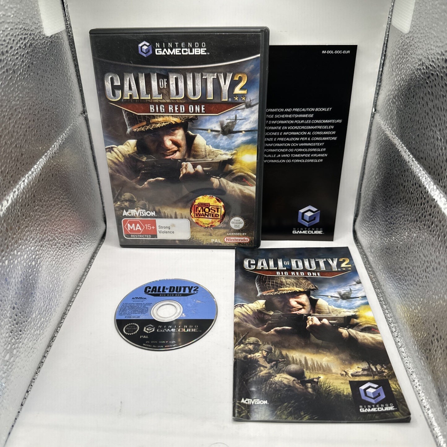 Call of Duty 2: Big Red One • Nintendo GameCube Game (2005) PAL AUS • Complete