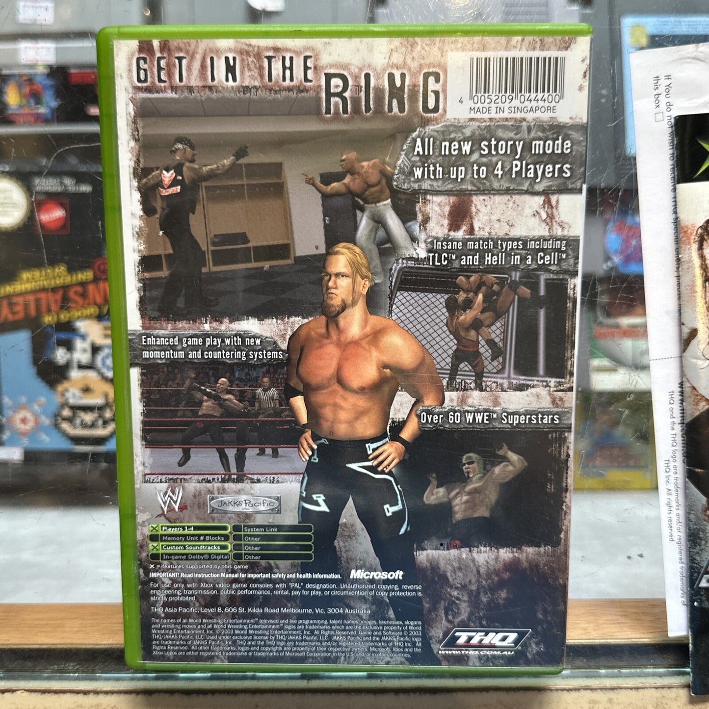 WWE Raw 2 • Xbox Original Game + Manual (2003) PAL AUS • THQ • Wrestling
